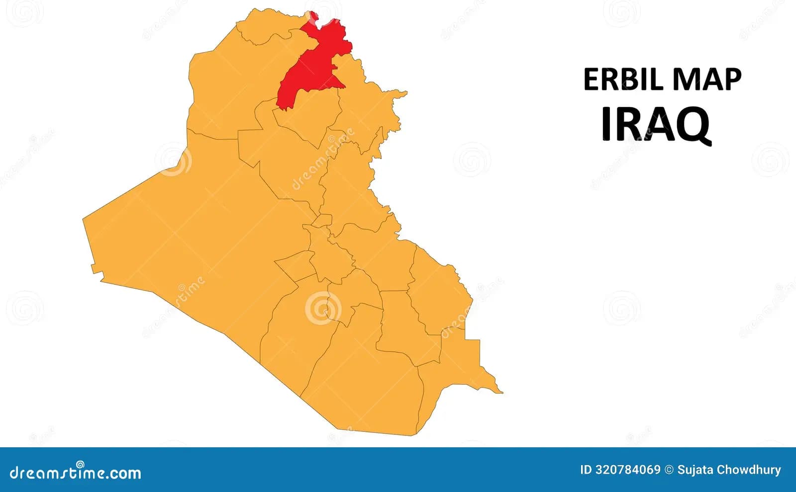 Erbil map